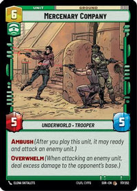 Mercenary Company (117/252) - Spark of Rebellion Foil