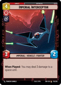 Imperial Interceptor (132/252) - Spark of Rebellion Foil
