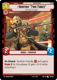 Benthic "Two Tubes" - Partisan Lieutenant (156/252) - Spark of Rebellion