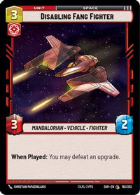 Disabling Fang Fighter (162/252) - Spark of Rebellion Foil