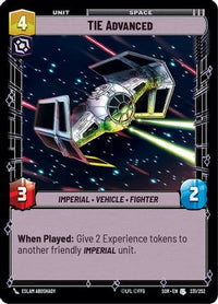 TIE Advanced (231/252) - Spark of Rebellion Foil