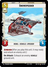 Snowspeeder (244/252) - Spark of Rebellion Foil