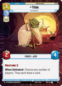 Yoda - Old Master (Hyperspace) (311) - Spark of Rebellion Foil