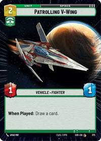 Patrolling V-Wing (Hyperspace) (375) - Spark of Rebellion Foil