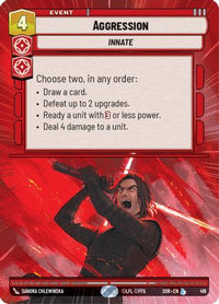 Aggression (Hyperspace) (418) - Spark of Rebellion Foil