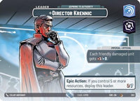 Director Krennic - Aspiring to Authority (Showcase) (253) - Spark of Rebellion Foil