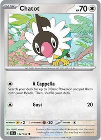 Chatot 132/162  SV05 Temporal Forces - Common