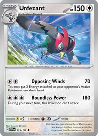 Unfezant 135  SV05 Temporal Forces - Uncommon