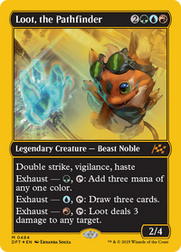 Loot, the Pathfinder -  Foil (DFT-484) - Aetherdrift