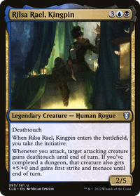 Rilsa Rael, Kingpin -  Foil (CLB-293) - Commander Legends: Battle for Baldur's Gate