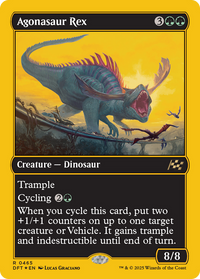 Agonasaur Rex -  Foil (DFT-465) - Aetherdrift