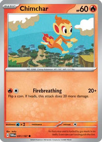 Chimchar 031  SV06 Twilight Masquerade - Common