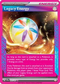 Legacy Energy 167  - Holofoil SV06 Twilight Masquerade - ACE SPEC Rare