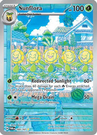 Sunflora 169/167  - Holofoil SV06 Twilight Masquerade - Illustration Rare