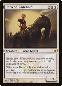 Hero of Bladehold (Mirrodin Besieged) -  (OVER-008) - Oversize Cards