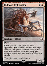 Hideous Taskmaster (Ripple Foil) -  Foil (M3C-057) - Modern Horizons 3 Commander