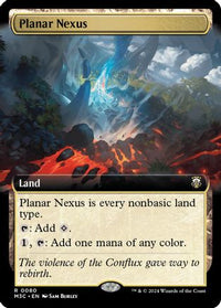 Planar Nexus (Extended Art) (Ripple Foil) -  Foil (M3C-080) - Modern Horizons 3 Commander