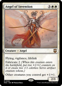 Angel of Invention (Ripple Foil) -  Foil (M3C-166) - Modern Horizons 3 Commander
