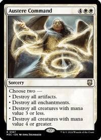 Austere Command (Ripple Foil) -  Foil (M3C-167) - Modern Horizons 3 Commander