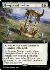 Hourglass of the Lost (Extended Art) (Ripple Foil) -  Foil (M3C-040) - Modern Horizons 3 Commander