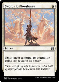 Swords to Plowshares (Ripple Foil) -  Foil (M3C-173) - Modern Horizons 3 Commander