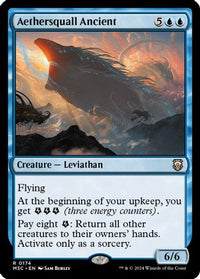 Aethersquall Ancient (Ripple Foil) -  Foil (M3C-174) - Modern Horizons 3 Commander