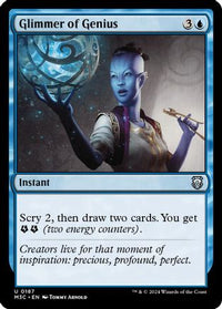 Glimmer of Genius (Ripple Foil) -  Foil (M3C-187) - Modern Horizons 3 Commander
