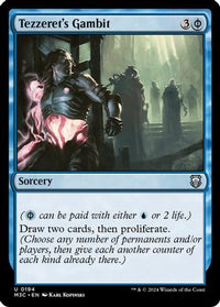 Tezzeret's Gambit (Ripple Foil) -  Foil (M3C-194) - Modern Horizons 3 Commander