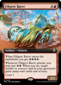 Filigree Racer (Extended Art) (Ripple Foil) -  Foil (M3C-056) - Modern Horizons 3 Commander