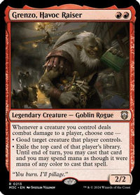 Grenzo, Havoc Raiser (Ripple Foil) [Modern Horizons 3 Commander]