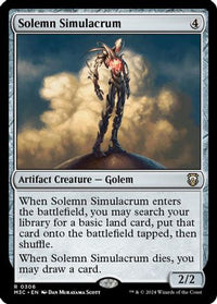 Solemn Simulacrum (Ripple Foil) -  Foil (M3C-306) - Modern Horizons 3 Commander