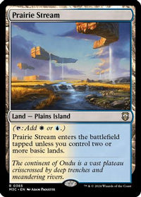 Prairie Stream (Ripple Foil) -  Foil (M3C-365) - Modern Horizons 3 Commander