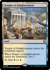 Temple of Enlightenment (Ripple Foil) -  Foil (M3C-386) - Modern Horizons 3 Commander
