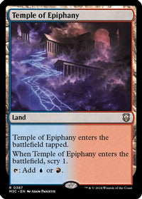 Temple of Epiphany (Ripple Foil) -  Foil (M3C-387) - Modern Horizons 3 Commander