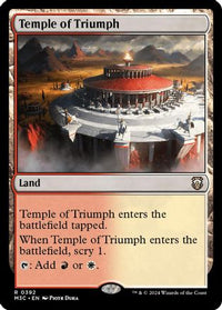Temple of Triumph (Ripple Foil) -  Foil (M3C-392) - Modern Horizons 3 Commander