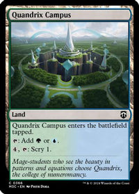 Quandrix Campus (Ripple Foil) -  Foil (M3C-366) - Modern Horizons 3 Commander
