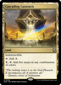Cascading Cataracts (Ripple Foil) -  Foil (M3C-326) - Modern Horizons 3 Commander