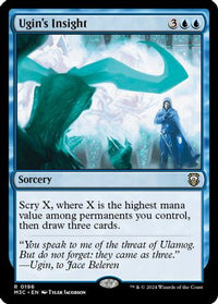 Ugin's Insight (Ripple Foil) -  Foil (M3C-196) - Modern Horizons 3 Commander