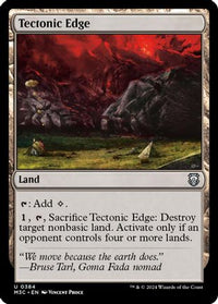 Tectonic Edge (Ripple Foil) -  Foil (M3C-384) - Modern Horizons 3 Commander
