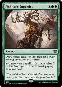 Rishkar's Expertise (Ripple Foil) -  Foil (M3C-411) - Modern Horizons 3 Commander