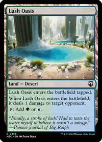 Lush Oasis (Ripple Foil) -  Foil (M3C-356) - Modern Horizons 3 Commander