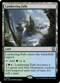 Lumbering Falls (Ripple Foil) -  Foil (M3C-355) - Modern Horizons 3 Commander
