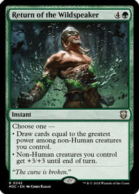 Return of the Wildspeaker (Ripple Foil) -  Foil (M3C-242) - Modern Horizons 3 Commander
