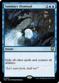 Summary Dismissal (Ripple Foil) -  Foil (M3C-193) - Modern Horizons 3 Commander