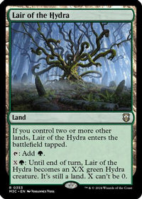 Lair of the Hydra (Ripple Foil) -  Foil (M3C-353) - Modern Horizons 3 Commander