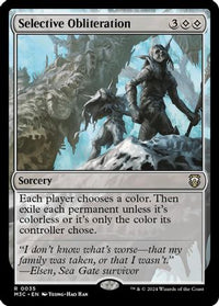 Selective Obliteration (Ripple Foil) -  Foil (M3C-035) - Modern Horizons 3 Commander