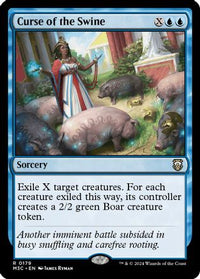 Curse of the Swine (Ripple Foil) -  Foil (M3C-179) - Modern Horizons 3 Commander