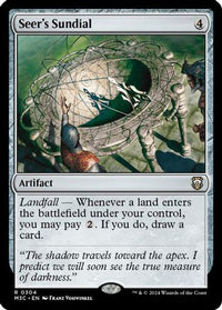 Seer's Sundial (Ripple Foil) -  Foil (M3C-304) - Modern Horizons 3 Commander