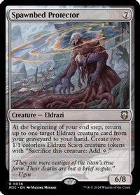 Spawnbed Protector (Ripple Foil) -  Foil (M3C-036) - Modern Horizons 3 Commander