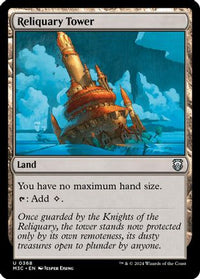 Reliquary Tower (Ripple Foil) -  Foil (M3C-368) - Modern Horizons 3 Commander